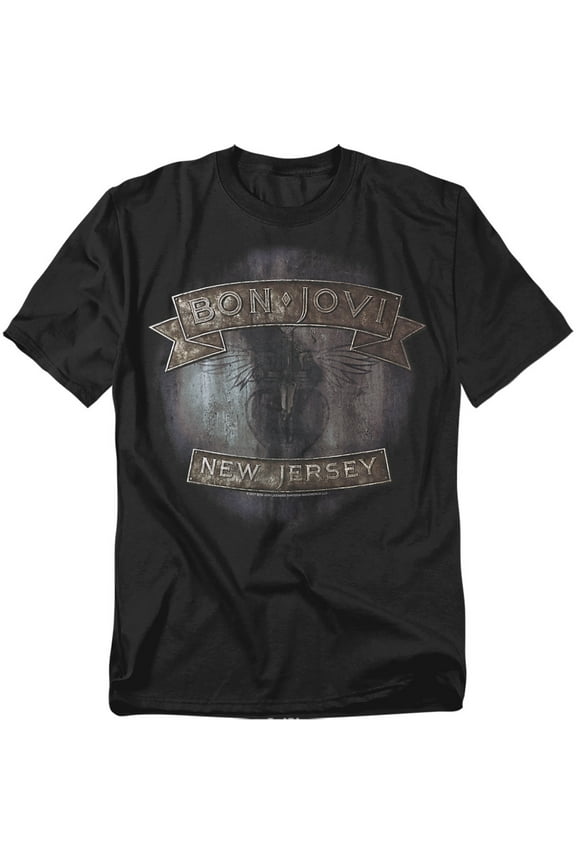 Bon Jovi T-Shirt New Jersey Unisex Graphic Tee For Men & Women