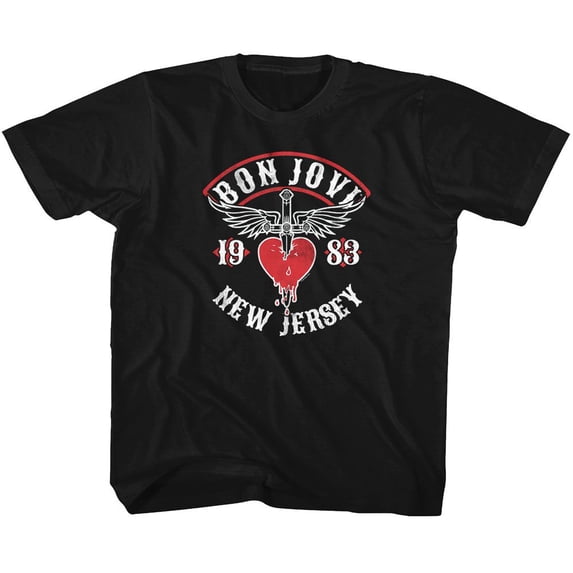 Bon Jovi Nj38 Black Toddler T-Shirt