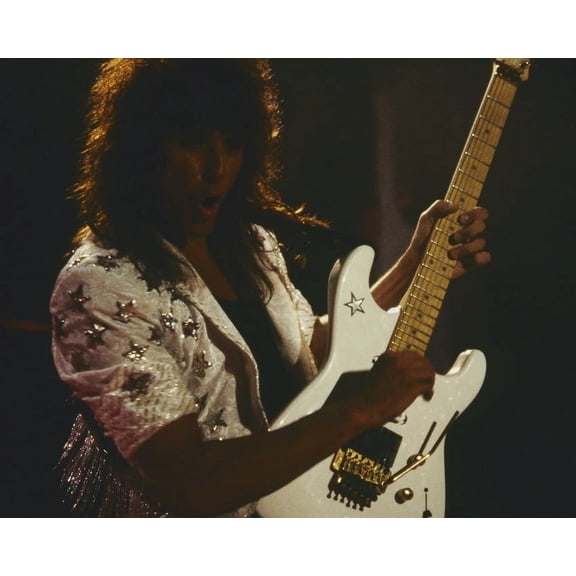 Bon Jovi Phil X playing guitar in concert 1980's 24x36 Movie Poster HD Aluminum Wall Art