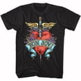 thumbnail image 1 of Bon Jovi Pierced Heart Tattoo T-Shirt Rock Band, 1 of 5