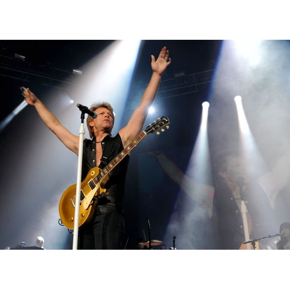 Bon Jovi Poster 16"x24" Poster Medium Art Poster 16x24 Multi-Color Square Adults Best Posters
