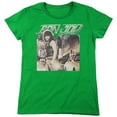 thumbnail image 1 of Bon Jovi Runaway Jon Women's T Shirt, Kelly Green, Medium, 1 of 6