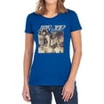 thumbnail image 1 of Bon Jovi Runaway Jon Women's T Shirt, Royal, Large, 1 of 6