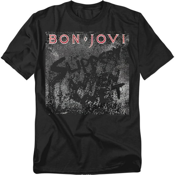 Bon Jovi T-Shirt Slippery Cover Unisex Graphic Tee For Men & Women