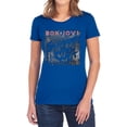 thumbnail image 1 of Bon Jovi Slippery Cover Women's T Shirt, Royal, 2X-Large, 1 of 6