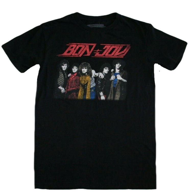 Bon Jovi Slippery When Wet Retro Concert Tour 1987 Men's T-Shirt
