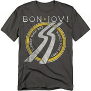 Bon Jovi T-Shirt Slippery When Wet World Tour Unisex Graphic Tee For Men & Women