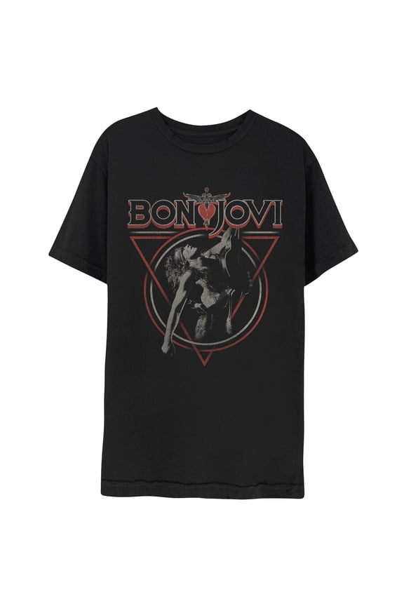 Bon Jovi Unisex T-Shirt Triangle Overlap (Large)
