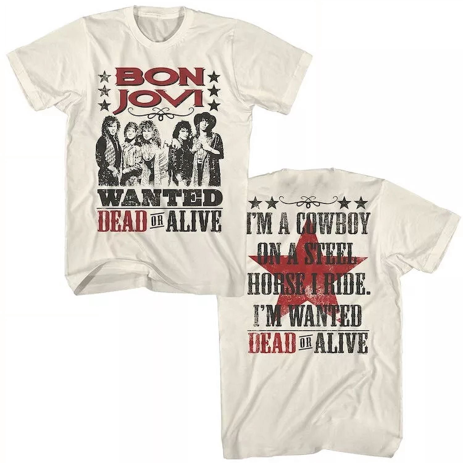 Bon Jovi Wanted Dead or Alive Album Music T-Shirt GIft For Fans Music ...