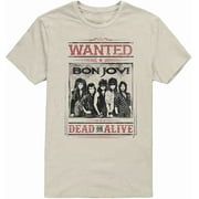 Bon Jovi Wanted Dead or Alive Adult T-Shirt