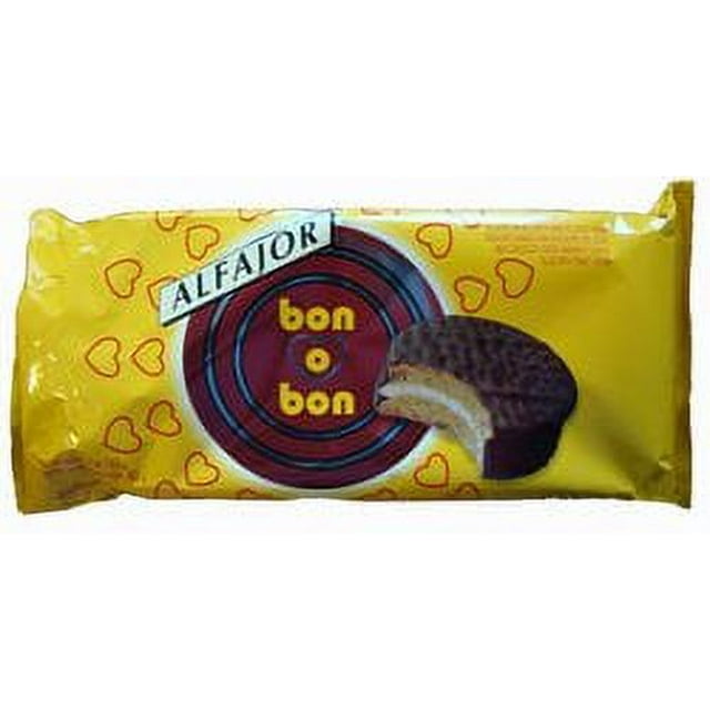 Bon O Bon Milk Chocolate Alfajores 3 Pack 6 Cookies Per Package