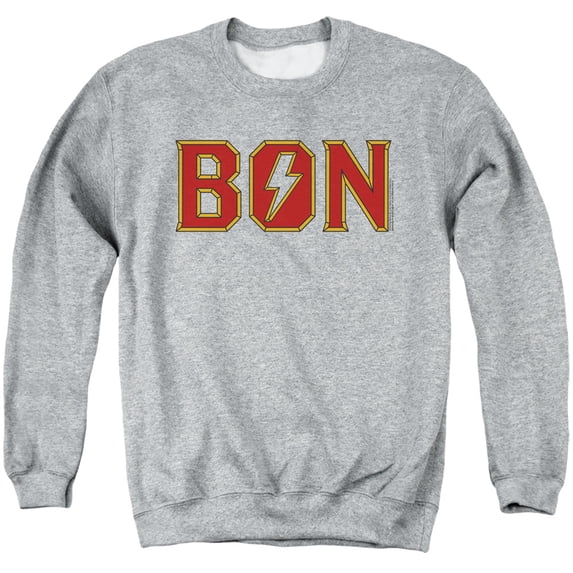 Bon Scott Bon Unisex Adult Crewneck Sweatshirt, Bon, X-Large