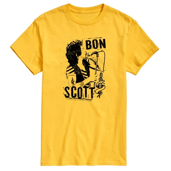 AC/DC - Portrait Zine Short Sleeve Graphic T-Shirt