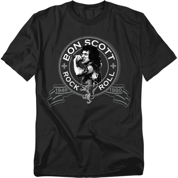 Bon Scott T-Shirt Bon Scott Seal Unisex Graphic Tee For Men & Women