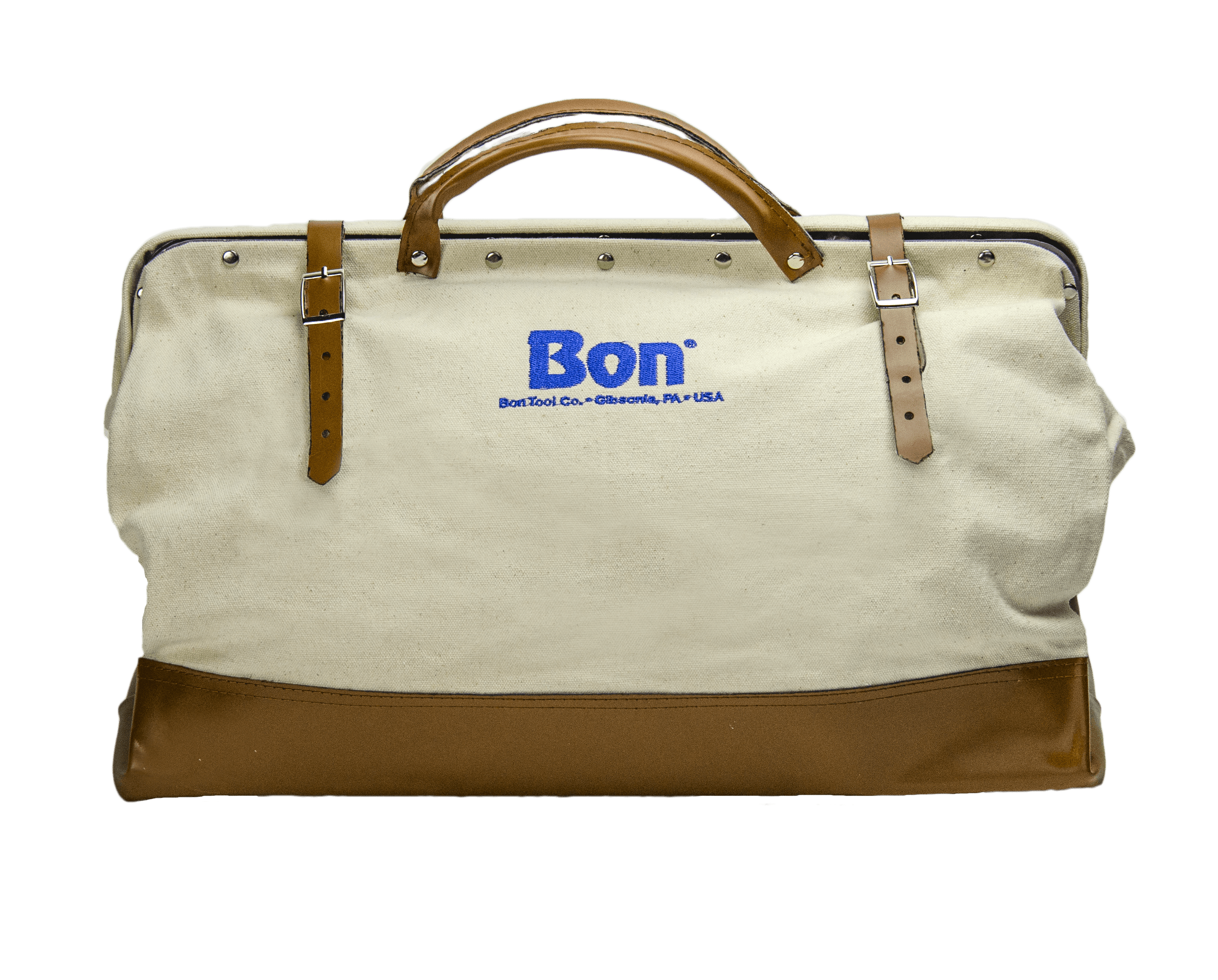 Bon Tool 11-125 Tool Bag - 20" Canvas With Leather Bottom