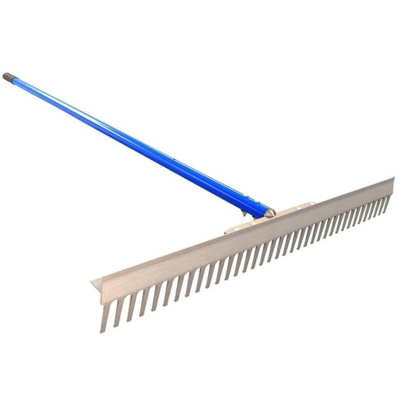 Bon Tool 28-129 T Connector Landscape Rake - 36" With 6' Aluminum Handle