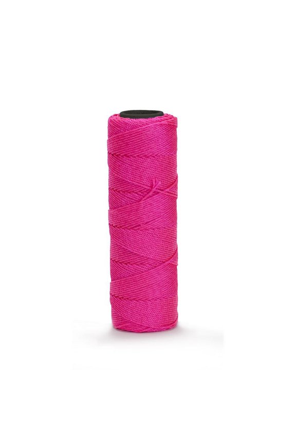 81-185 Ezc Twisted Neon Nylon Line - 1000' Neon Pink