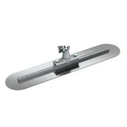 Bon Tool 82-326 Spring Steel Fresno Trowel - Round End 24 X 5 With Locking All Angle Bracket