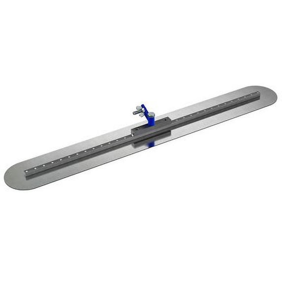 Bon Tool 82-503 Spring Steel Fresno Trowel - Round End 48" X 5" With Swivel All Angle Bracket
