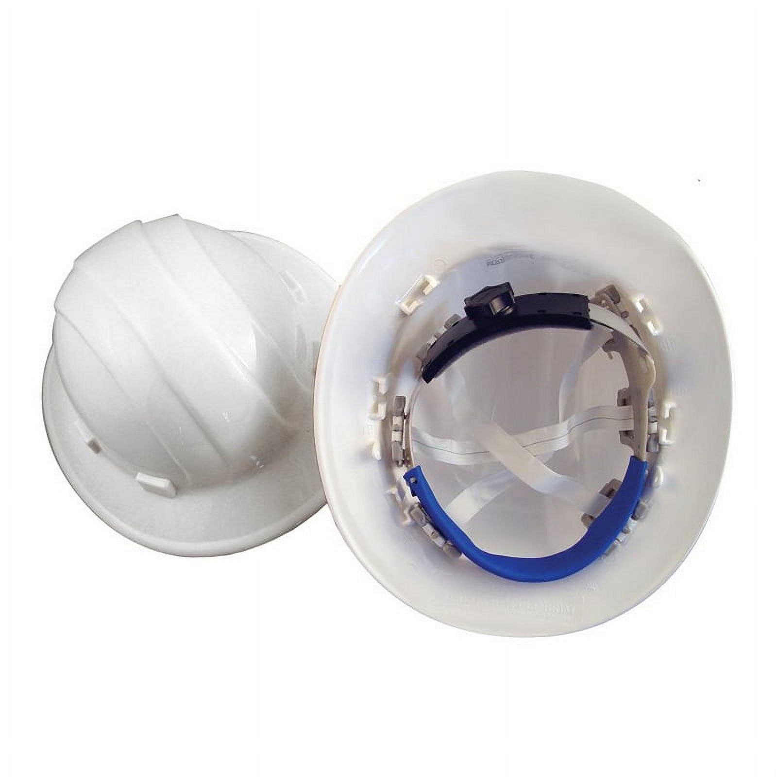 Bon Tool 84-536 Hard Hat - Full Brim - White With Ratchet