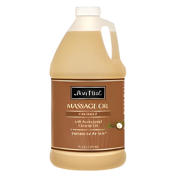 Bon Vital' Coconut Massage Oil, 100% Coconut Oil, 1/2 Gallon