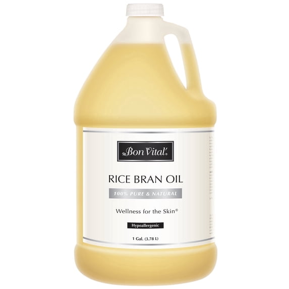 Bon Vital' Rice Bran Oil, Pure Cold Pressed, 1 Gallon Bottle - Walmart.com