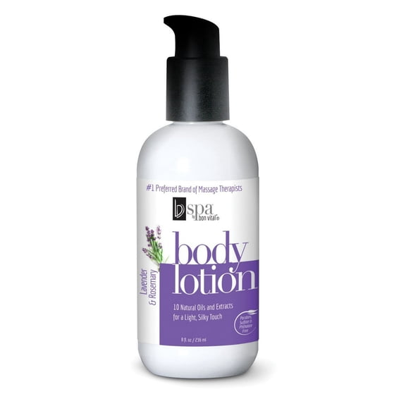 Bon Vital Spa Lavendar And Rosemary Body Hydrating Lotion, 8 Oz
