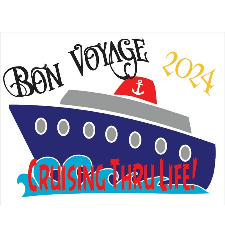 Bon Voyage 2024 Ship Cruise Door Magnet Decoration for your Stateroom Door  to Use on Your Disney, Carnival, Royal Caribbean, Princess, Norwegian, etc.  Cruise - Walmart.com