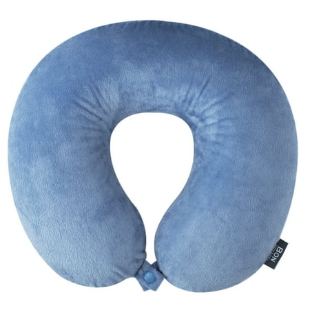 Bon Voyage® Classic Memory Foam Travel Neck Pillow, Blue