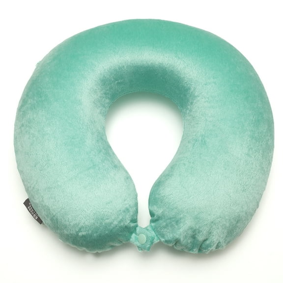 Bon Voyage® Classic Memory Foam Travel Neck Pillow, Mint