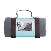 Bon Voyage Gray 5 lbs Travel Weighted Throw 40"x50"