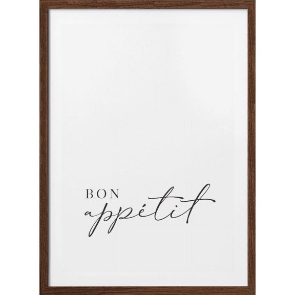 Bon appétit Framed Art Modern Wall Decor