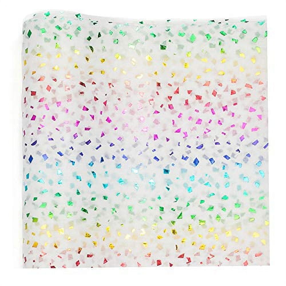25 Sheets Rainbow Tissue Paper Bulk,20 X 28,Glitter Tissue Paper for Gift  Bags