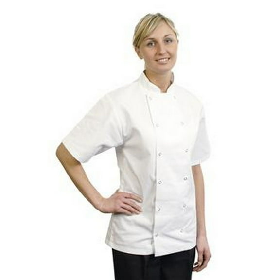 BonChef Adults Danny Short Sleeved Chef Jacket