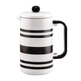 thumbnail image 1 of BonJour Stoneware French Press, 8-Cup, Black Stripes, 1 of 3