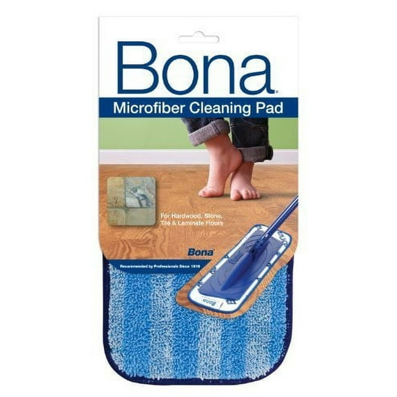 Bona Microfiber Cleaning Pad - Multipurpose Floor Cleaner - Single Piece, Blue