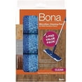 thumbnail image 1 of Bona 1017667 5.12 x 18.31 in. Cleaning Microfiber Mop Pad Blue - Pack of 3, 1 of 6