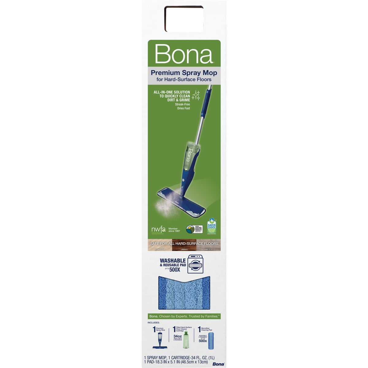 Bona Premium Spray Mop Kit – Für Holzböden, Mit Produktbild-Vorschau 3