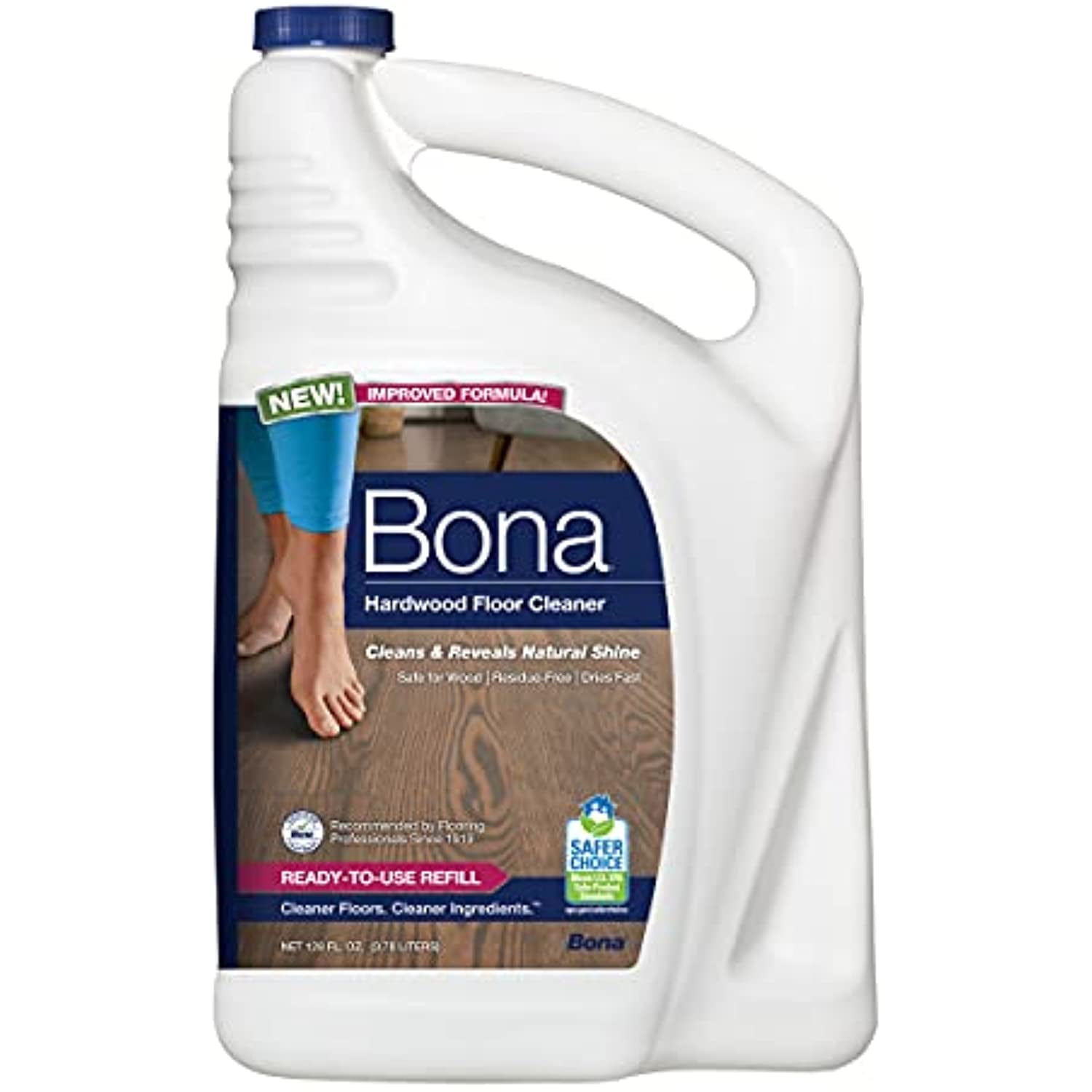 Bona Hardwood Floor Cleaner Refill, 128 Fl Oz