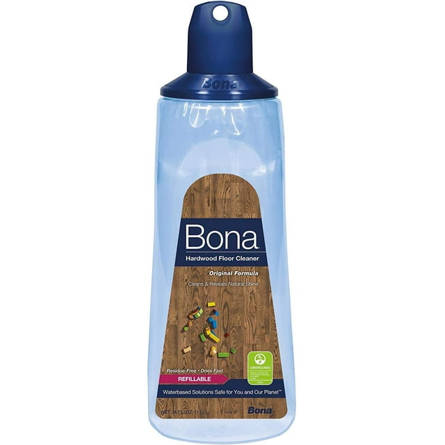 Bona Hardwood Floor Cleaner Refillable Cartridge, 34 oz, New Version