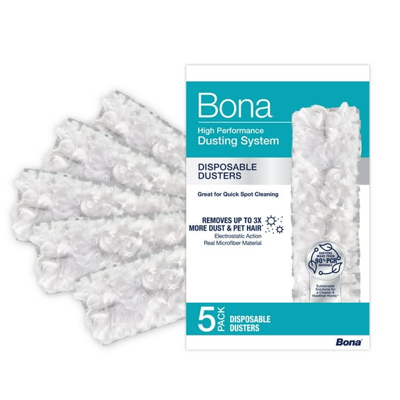 Bona High Performance Dusting System Disposable Dusters, 5CT