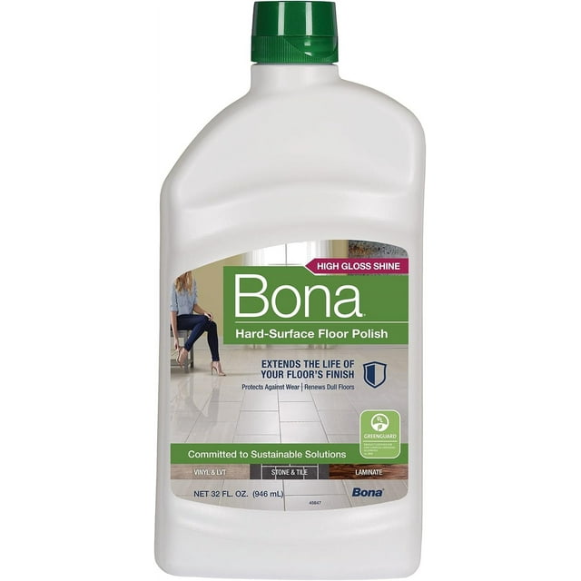 Bona MultiSurface Floor Polish 32 fl oz High Gloss Shine 32 oz