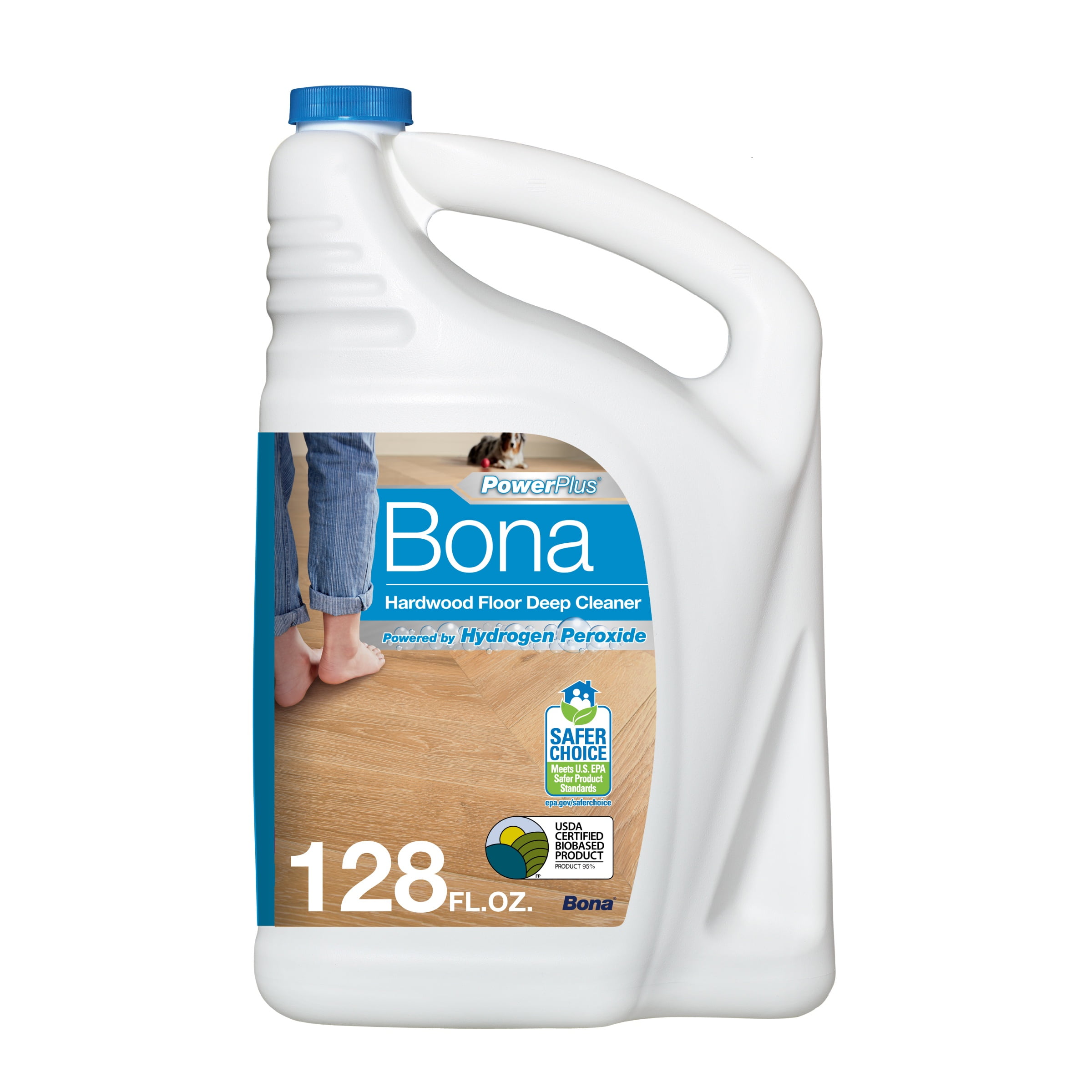 Bona PowerPlus Deep Clean Hardwood Floor Cleaner Liquid Refill