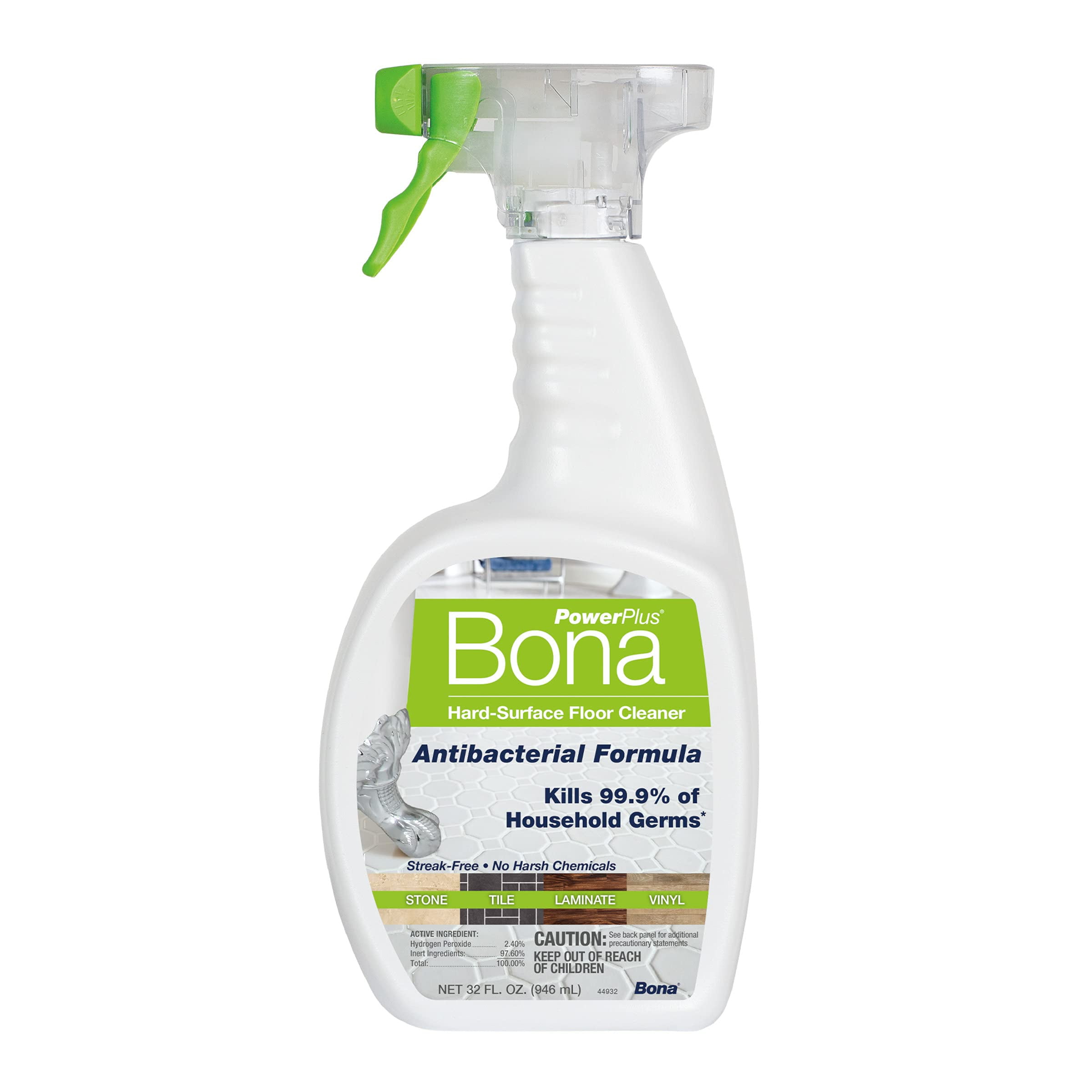 Bona Powerplus Antibacterial HardSurface Floor Cleaner Spray