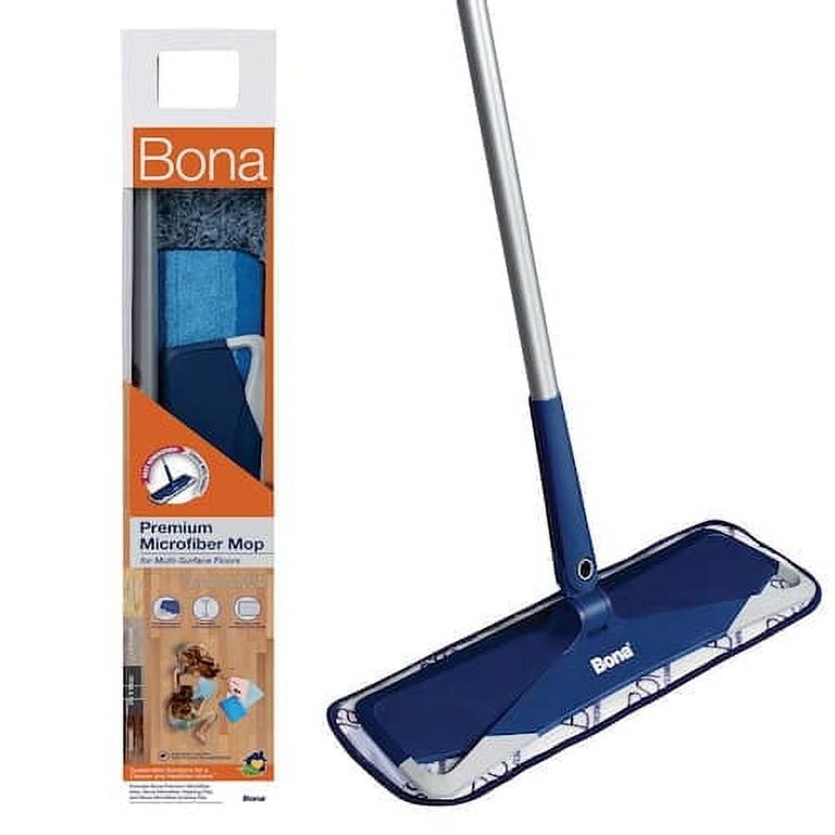Bona Microfiber Hard Surface Mop, Reusable Cleaning and Dusting