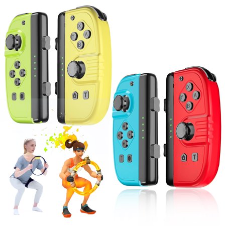 Bonacell Joypad Controller for Nintendo Switch & Switch Lite, Black, 2 Pack