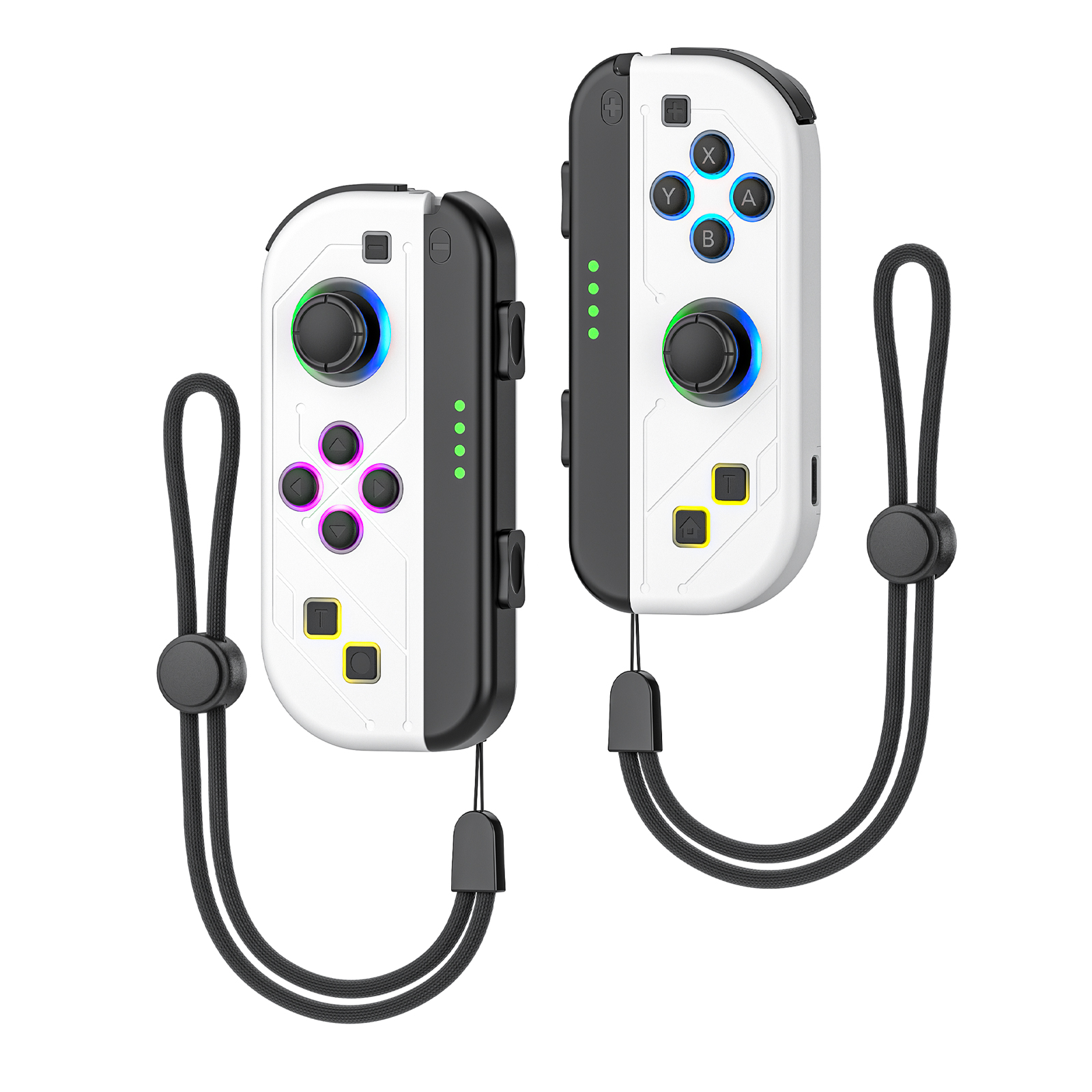 Game Controller (L/R) Colorful RGB Light for Nintendo Switch, Wireless