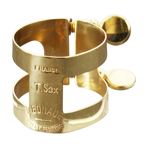 Bonade Tenor Saxophone Ligatures and Caps Lacquer - Inverted - Ligature Only