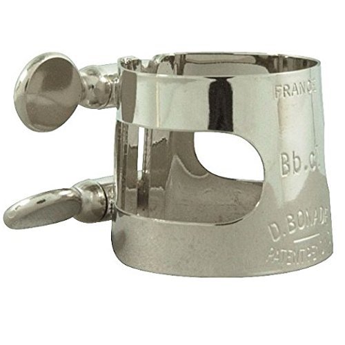 bonade bb clarinet ligature - inverted, silver plated - 2250us