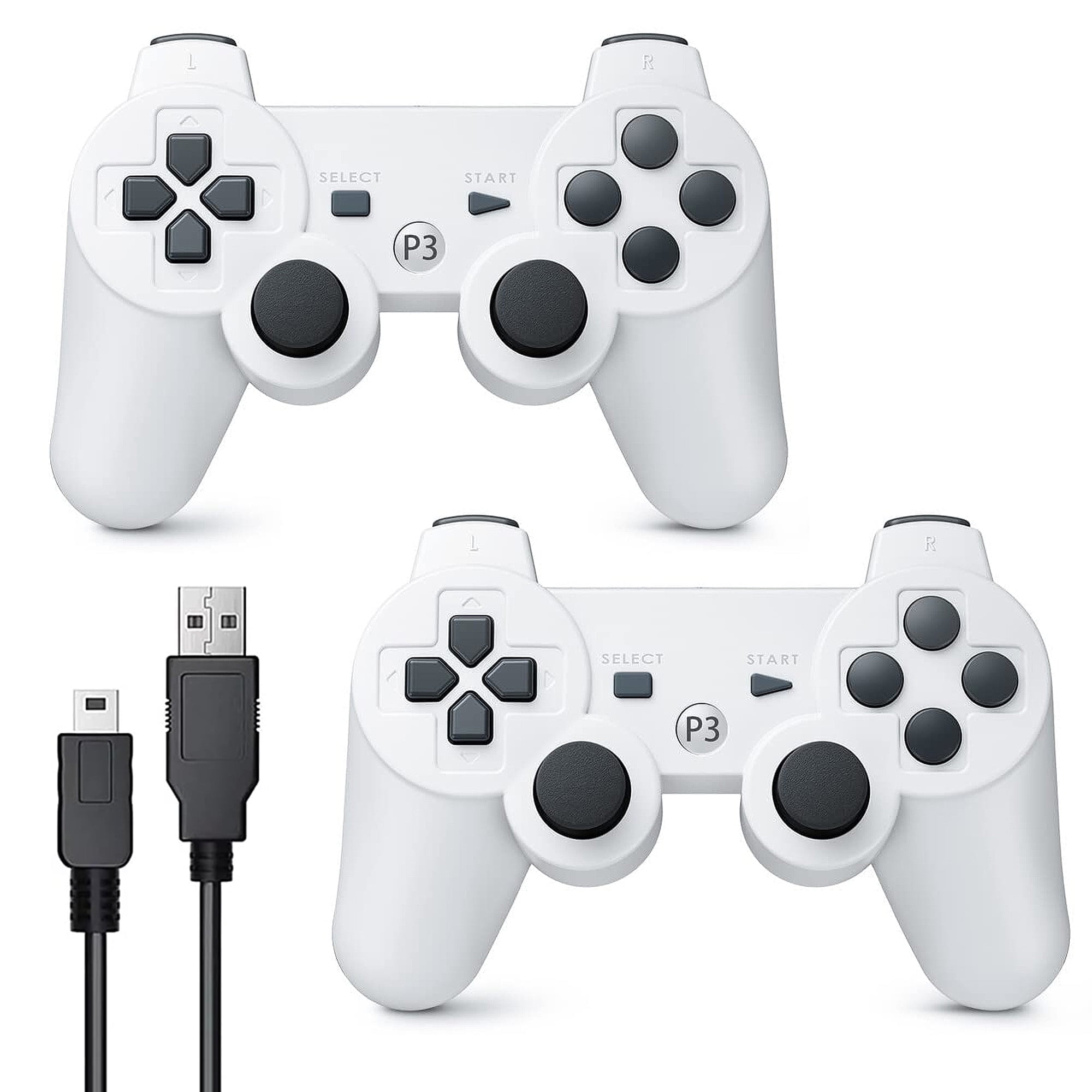 PS3 本体&コントローラー×2 Bonadget PS3 Wireless Controller 2 Pack, High Performance